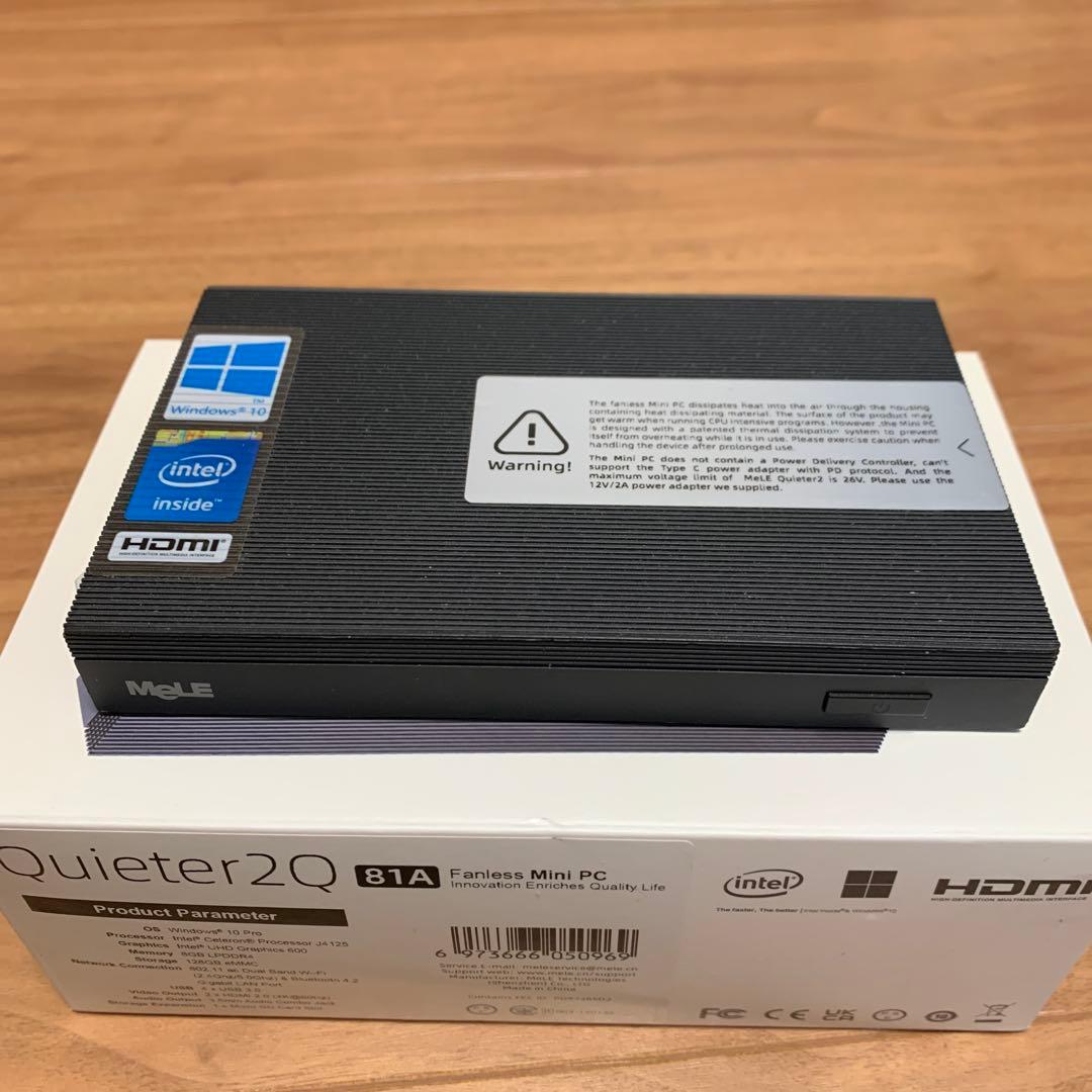 ミニPC MeLE Quieter2Q