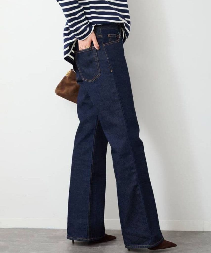 【定価30800円】DeuxiemeClassモダンフレアジーンズ裾上げカット無