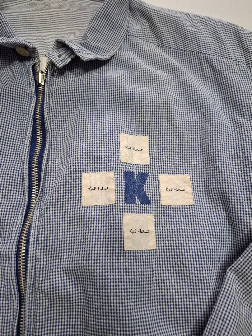 Karl Helmut カールヘルム　ブルーシアサッカーリバーシブルブルゾン