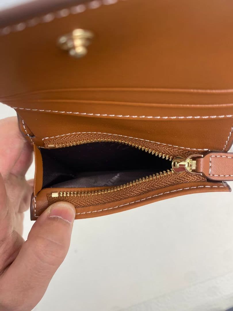 BURBERRY ブラウンレザー 名刺入れ