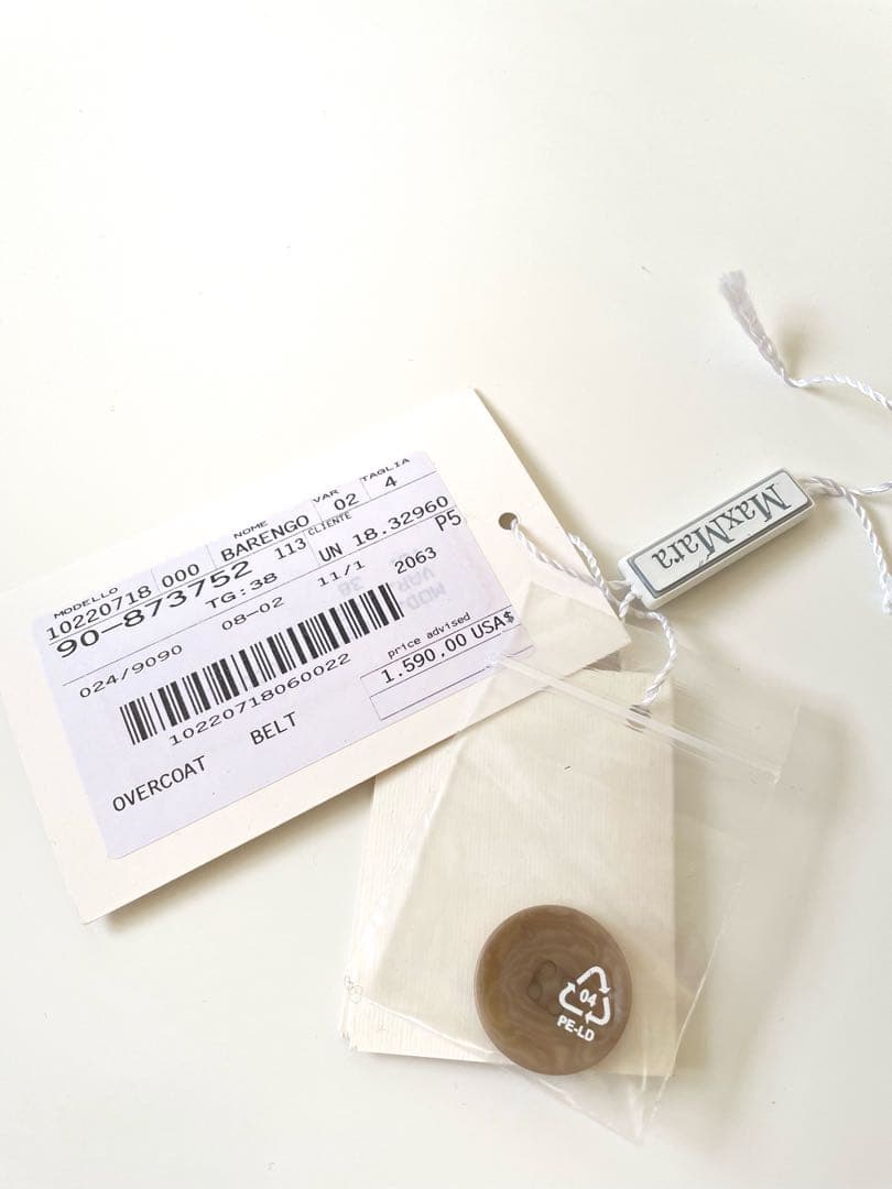 美品 Max Mara スプリングオーバーコート マックスマーラ