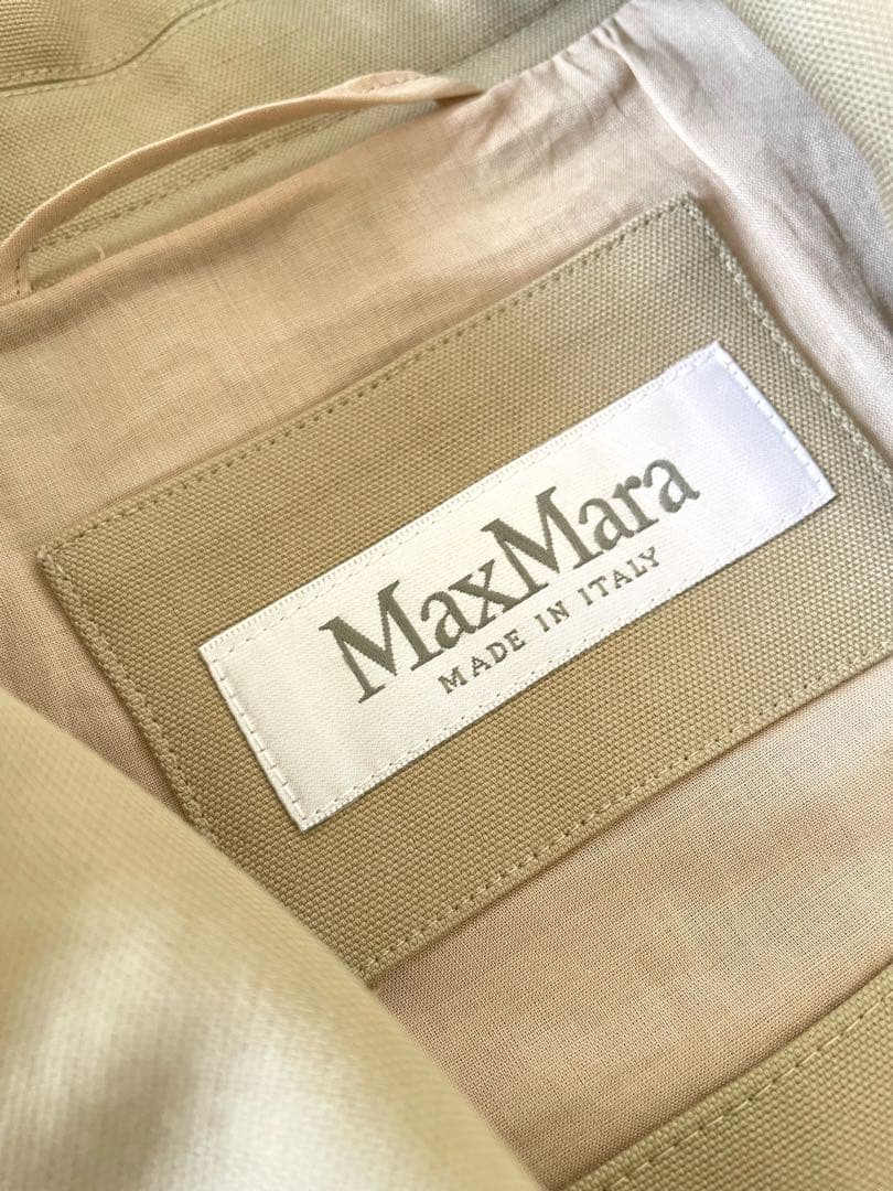 美品 Max Mara スプリングオーバーコート マックスマーラ