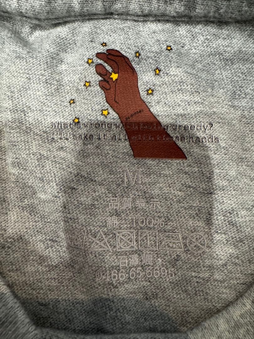 8egreedy tシャツ グレー