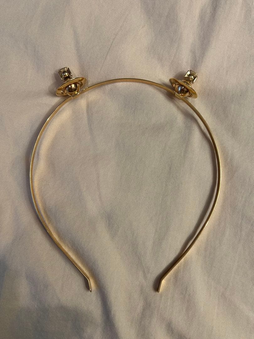 vivienne westwood HORN ALICEカチューシャ　ゴールド