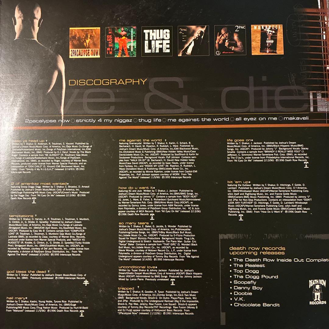 洋楽 2Pac Greatest Hits LP