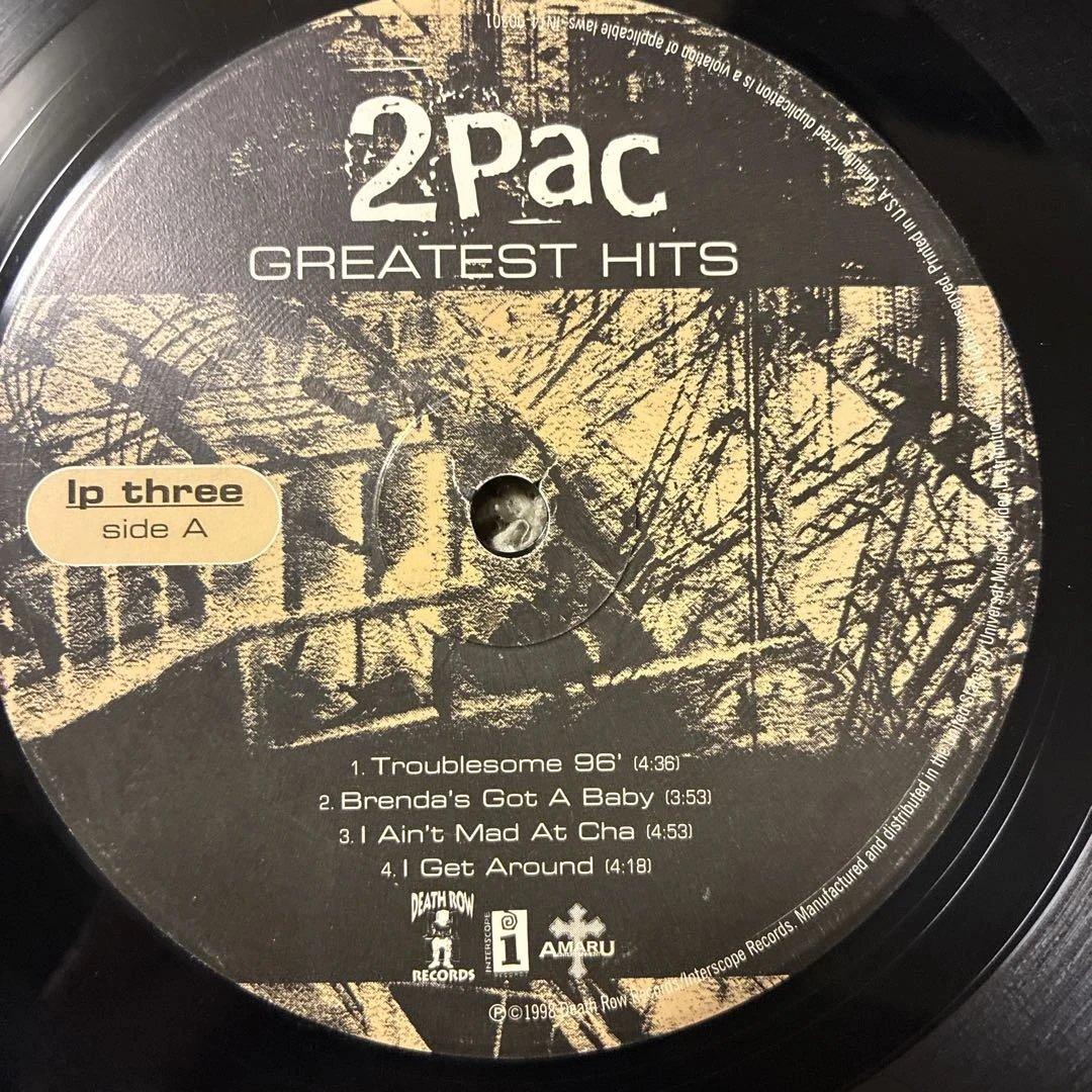 洋楽 2Pac Greatest Hits LP