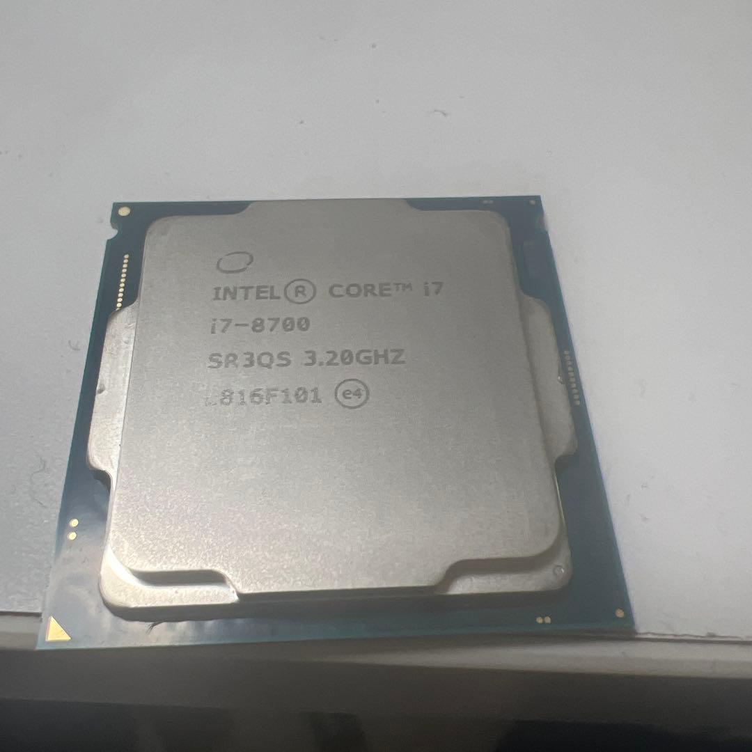 Intel Core i7-8700 CPU 動作品
