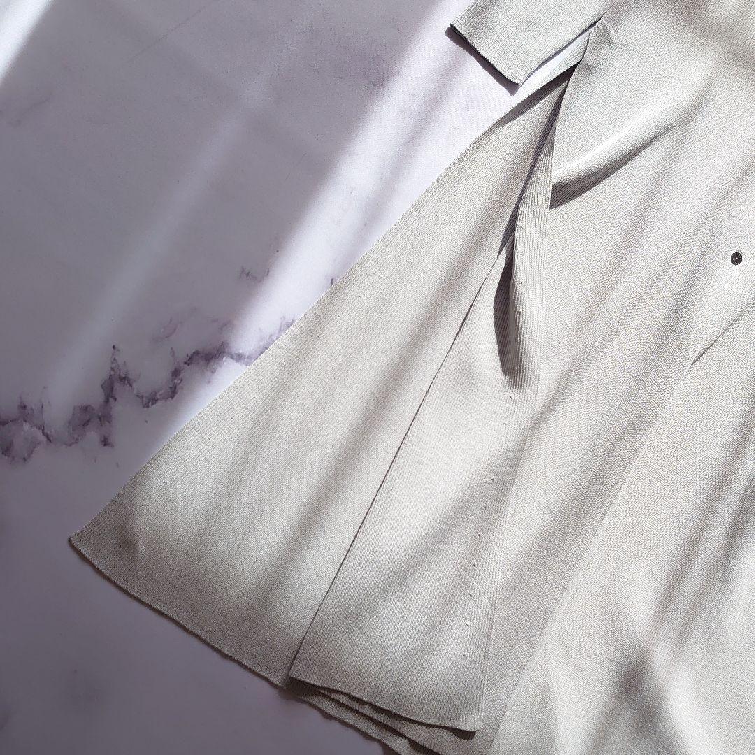 20SS エポカ La maglia ロングカーディガン ニット グレー 40