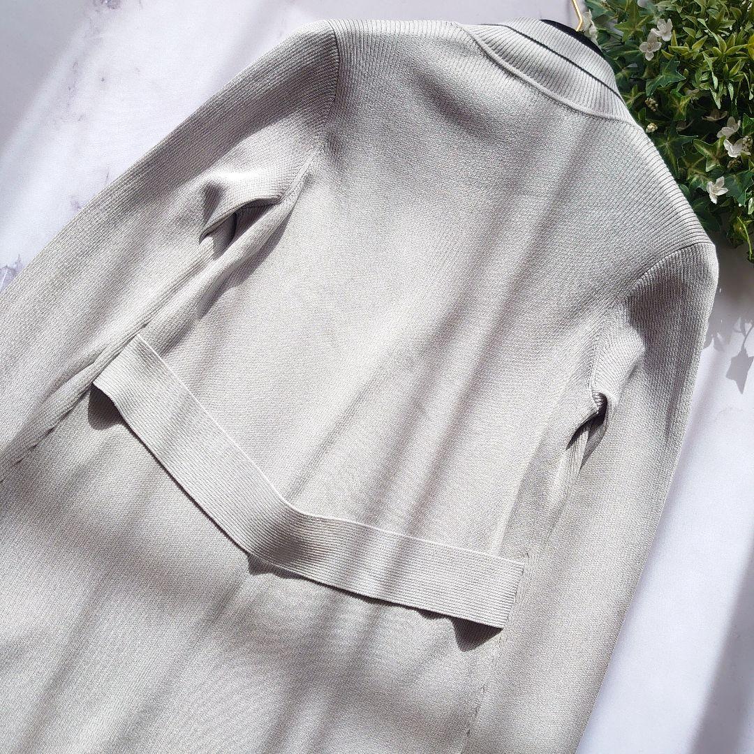 20SS エポカ La maglia ロングカーディガン ニット グレー 40