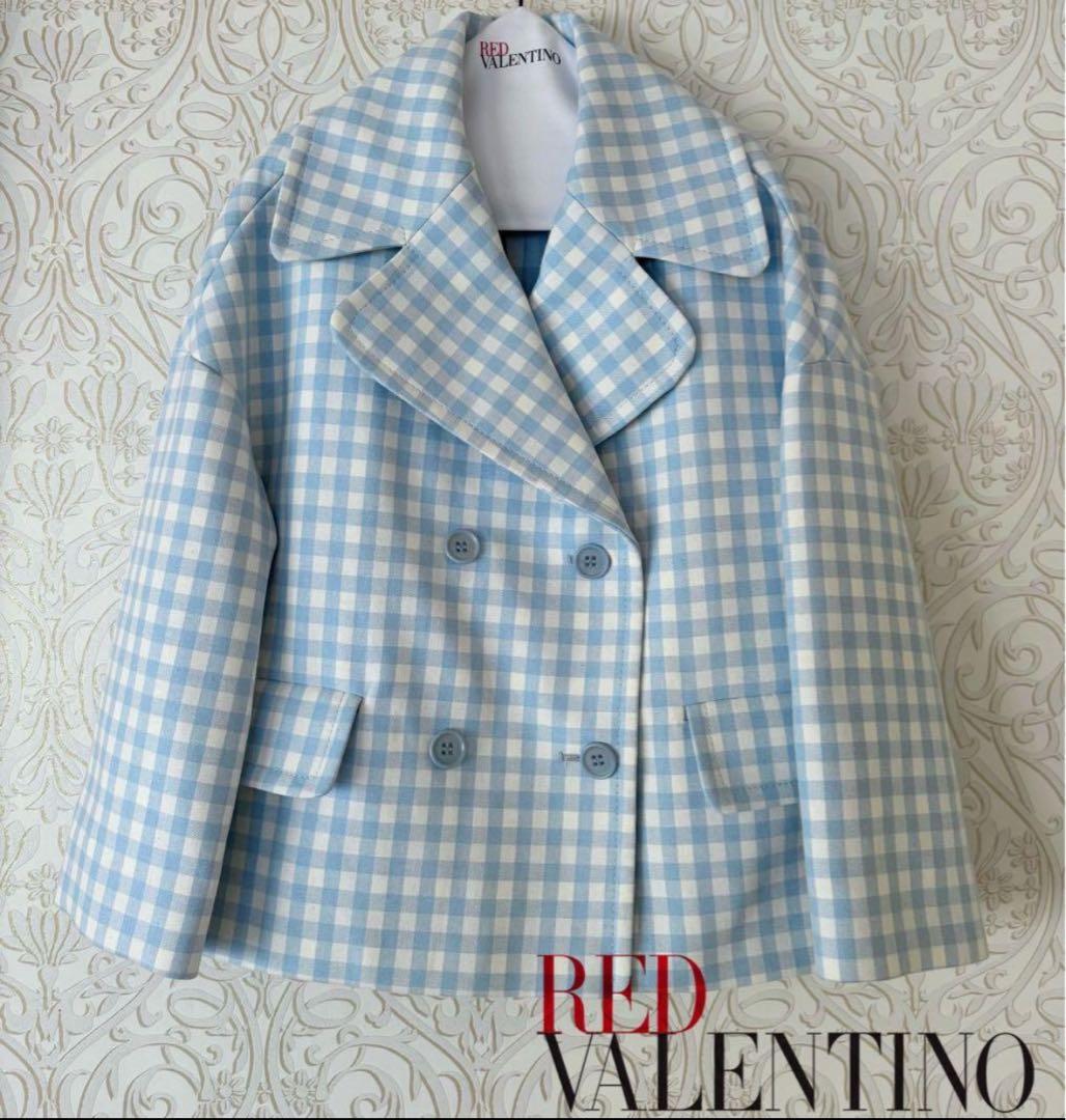 RED VALENTINO ギンガムチェック ジャケット コート