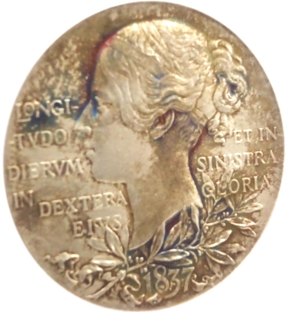 イギリス　1897年　ヴィクトリア　ビクトリア　銀貨　古銭　　NGC
