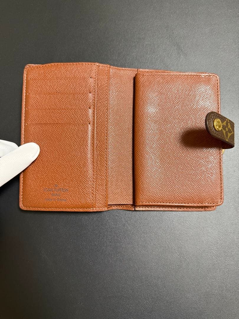 ルイ・ヴィトン ポルトモネ ビエ ヴィエノワ モノグラム柄 折りたたみ財布