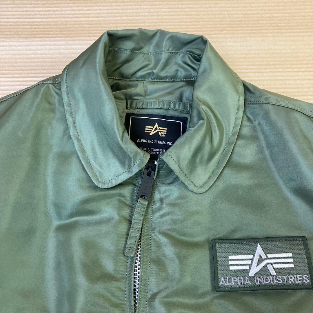 ALPHA INDUSTRIES CWU45/P フライトジャケット カーキ L