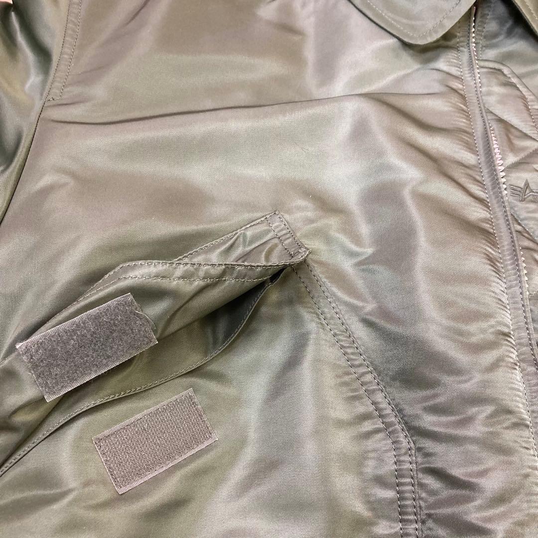 ALPHA INDUSTRIES CWU45/P フライトジャケット カーキ L