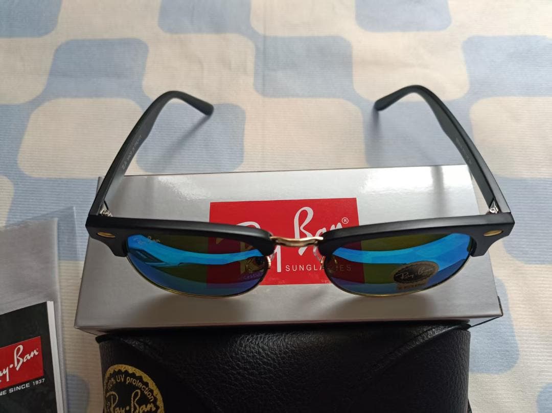 美品 Ray-Ban クラブマスター RB3016 レイバンサングラス