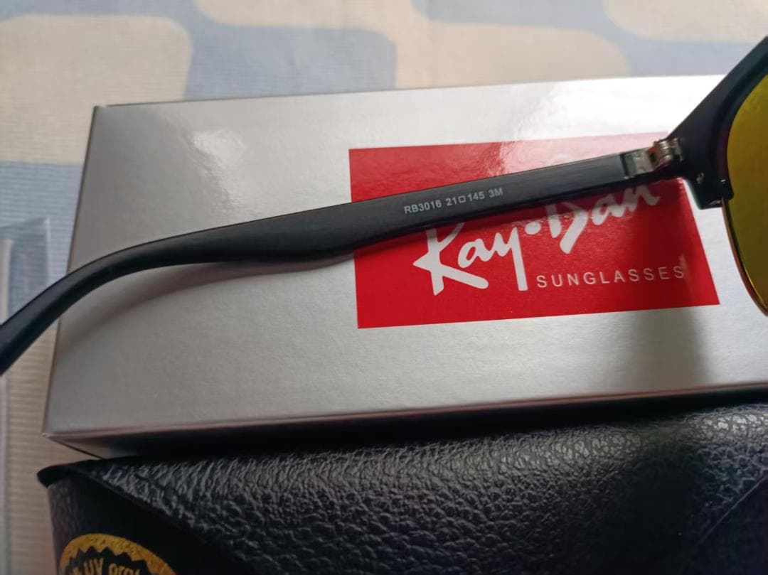 美品 Ray-Ban クラブマスター RB3016 レイバンサングラス