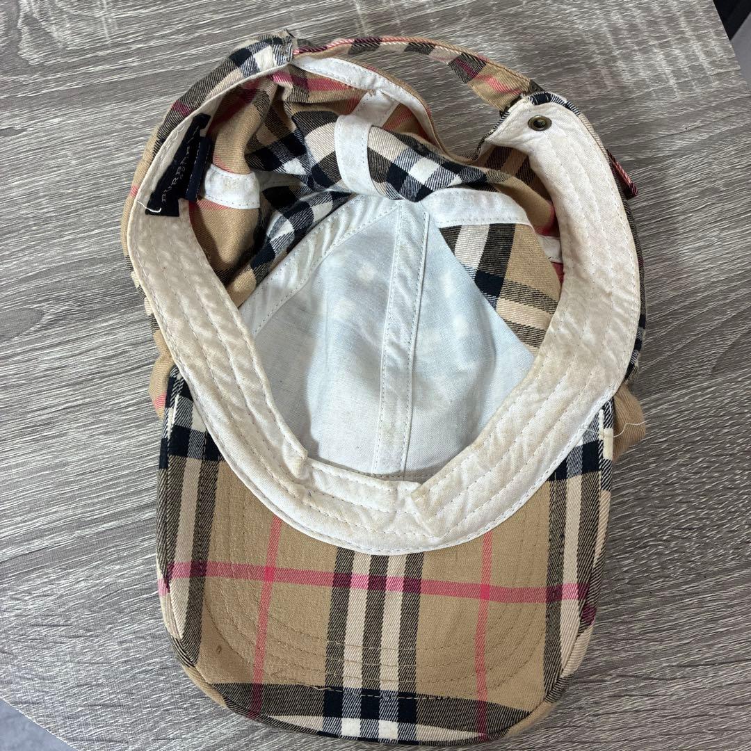 BURBERRY バーバリー チェック柄 ベースボールキャップ ゴルフ old