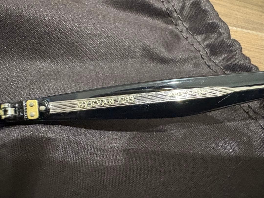EYEVAN アイヴァン 7285 785モデル 黒 サングラス 美品
