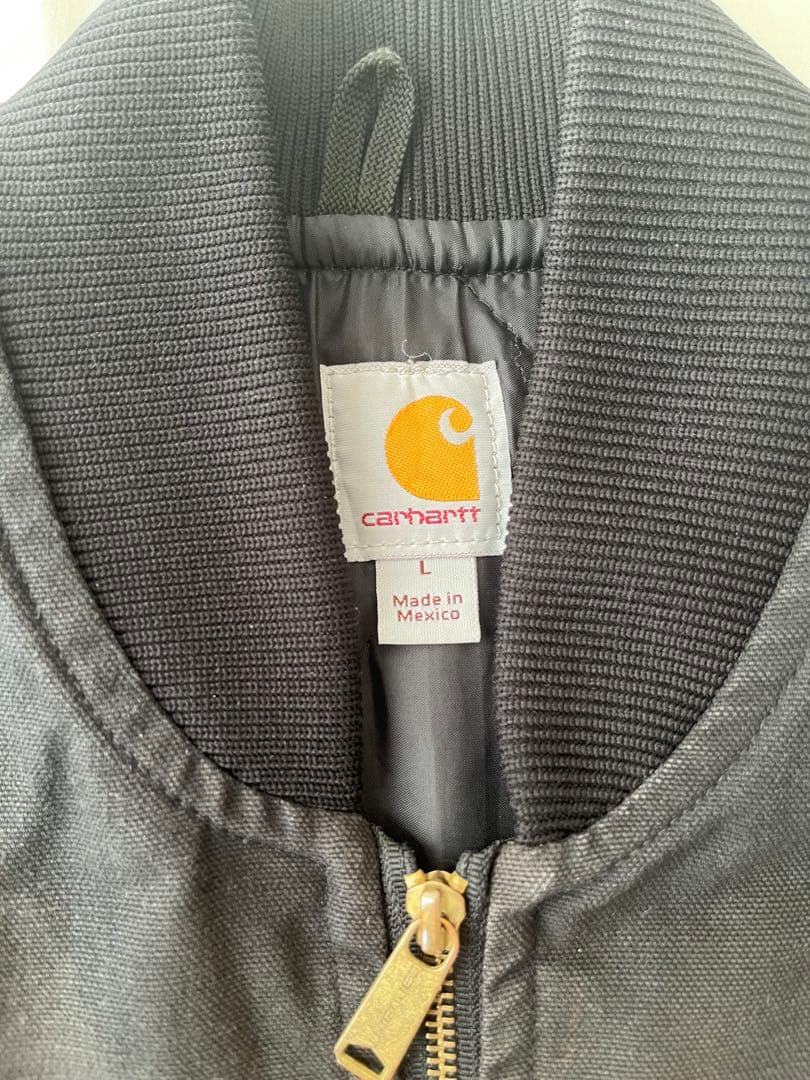 Carhartt ブラック ダックベスト Lサイズ　メキシコ製