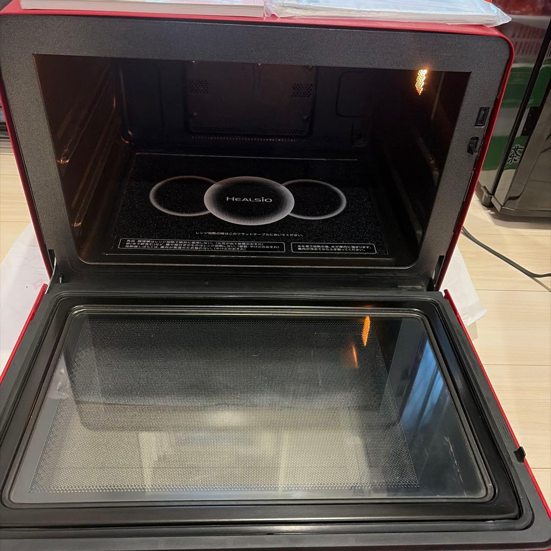 SHARP ヘルシオ　レンジ AX-XW500 赤 ジャンク品