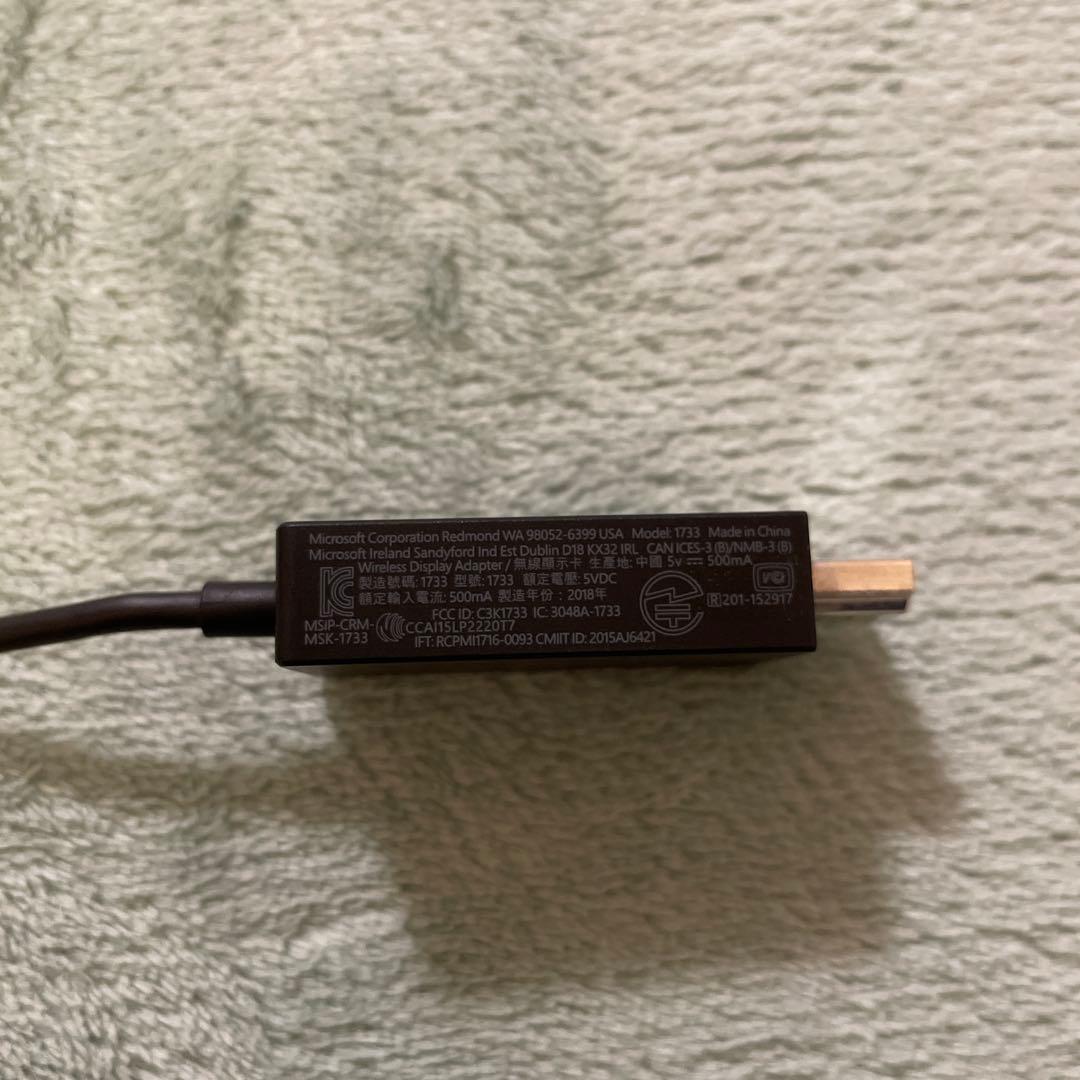 PCケーブル・コネクタ Microsoft Wireless Display Adapter 1733