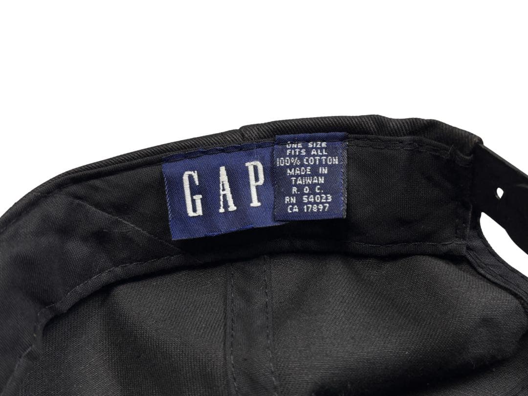 90s OLD GAP LOGO SNAP BACK ギャップ 刺繍 ロゴ