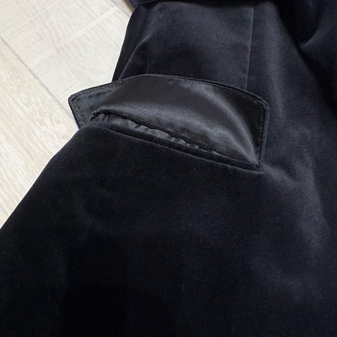 BURBERRY BLACK LABEL ベロアジャケット 裏地ノバチェック M