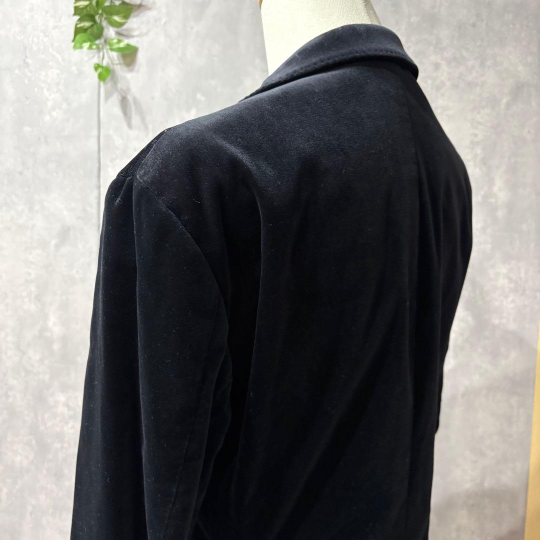 BURBERRY BLACK LABEL ベロアジャケット 裏地ノバチェック M