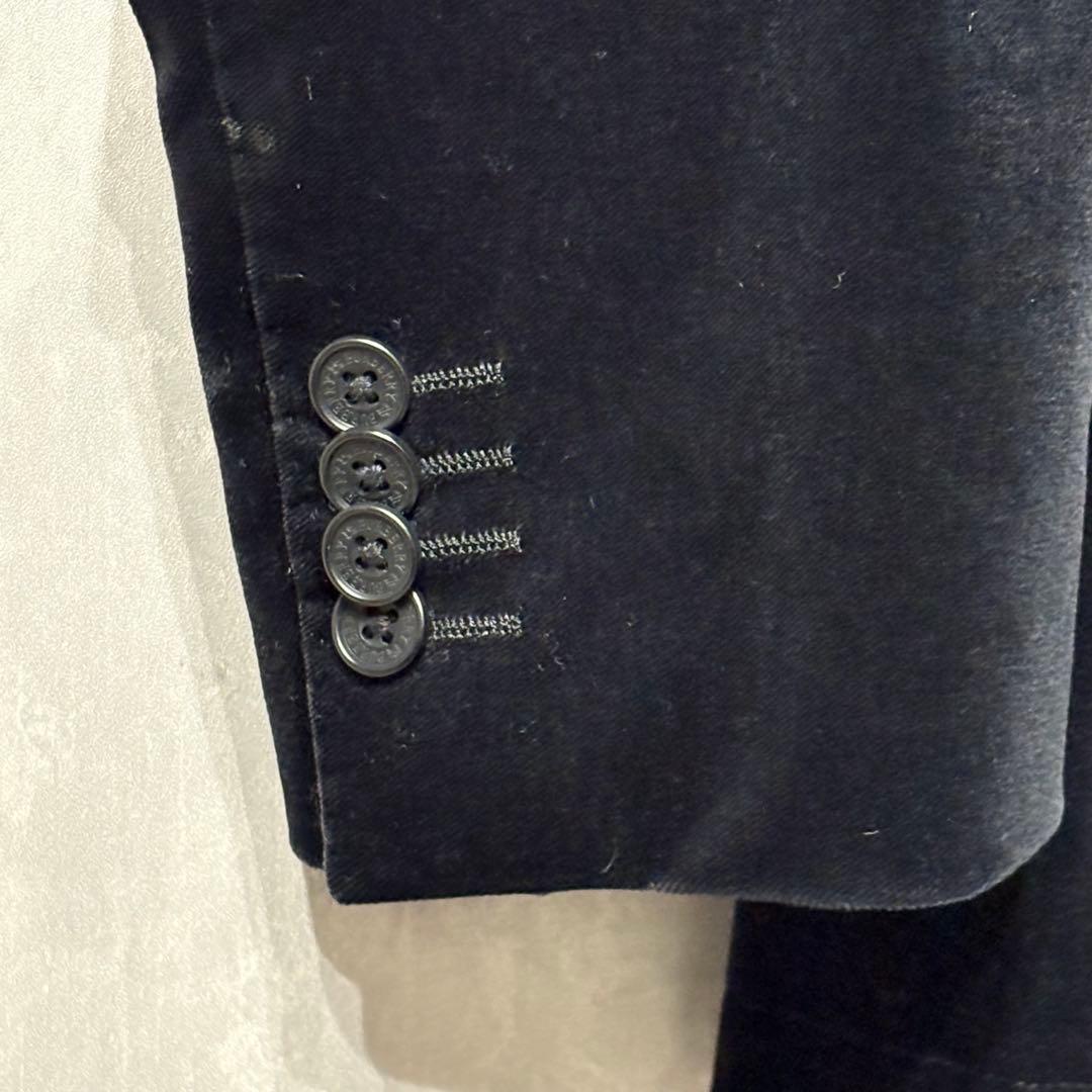 BURBERRY BLACK LABEL ベロアジャケット 裏地ノバチェック M