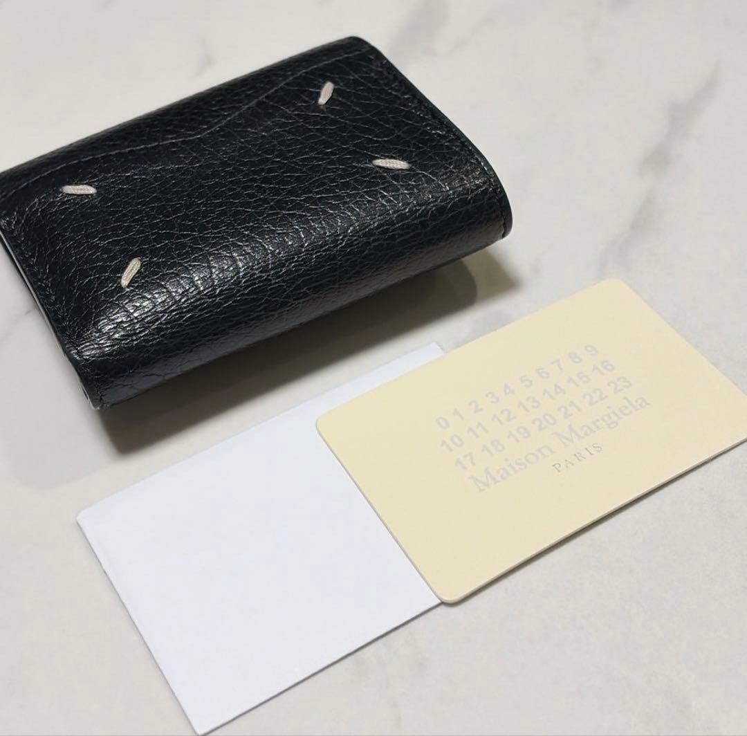 【Maison Margiela】三つ折りコンパクト財布 ブラック