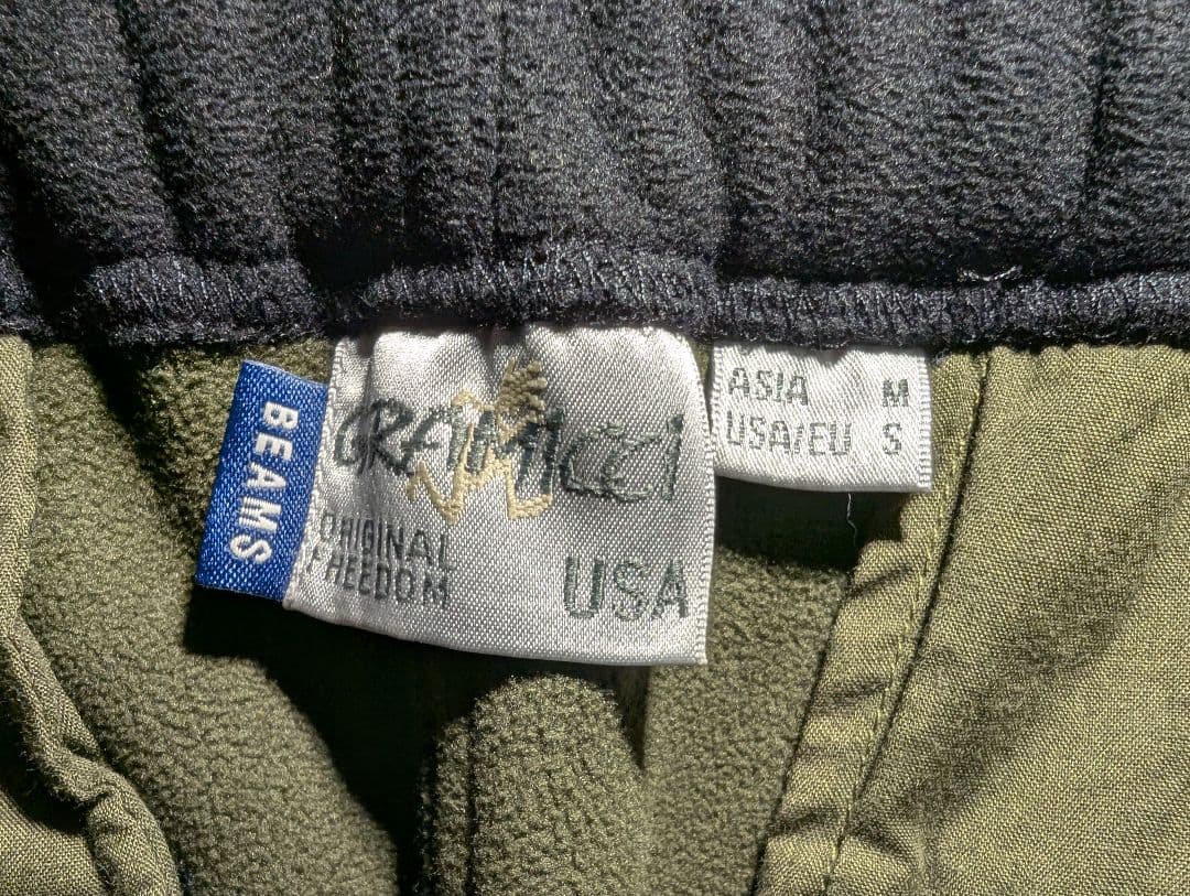 GRAMICCI × BEAMS 別注フリースパンツ