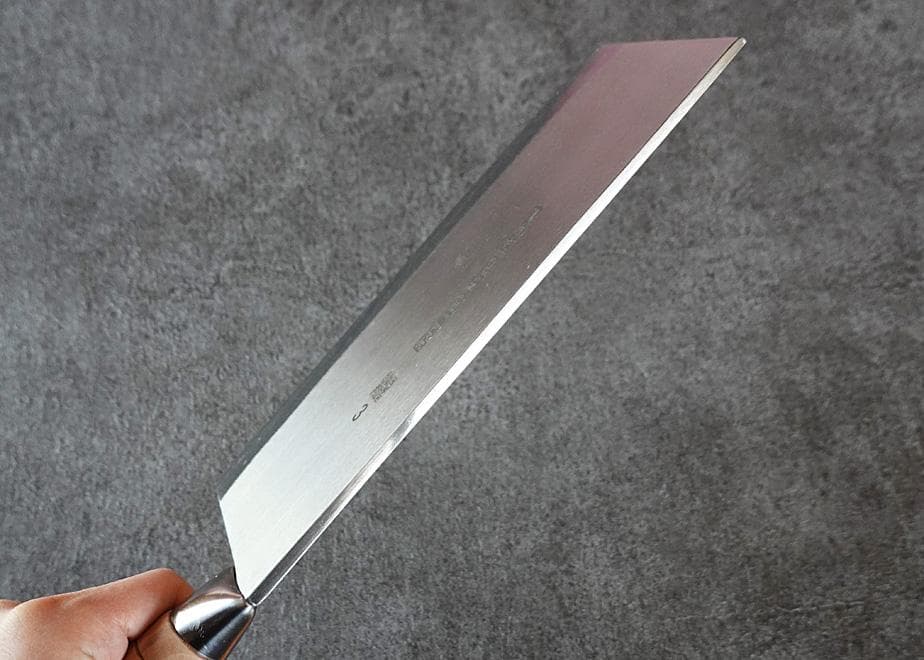 中華包丁 陳枝記（Chan Chi Kee）ハガネ 文武刀 22cm 木柄
