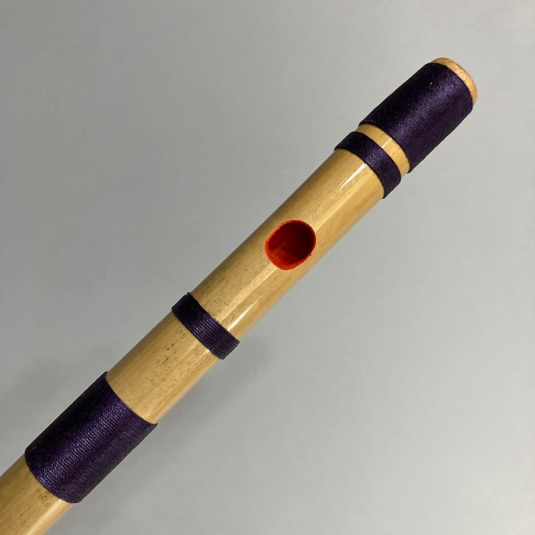 神楽笛（古典調篠笛、囃子笛）　 MRK-89　石見地方　和楽器　竹笛 　総巻