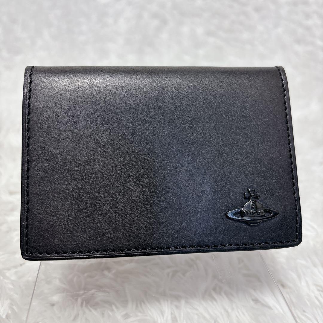 【Vivienne Westwood】カードケース 名刺入れ オールブラック