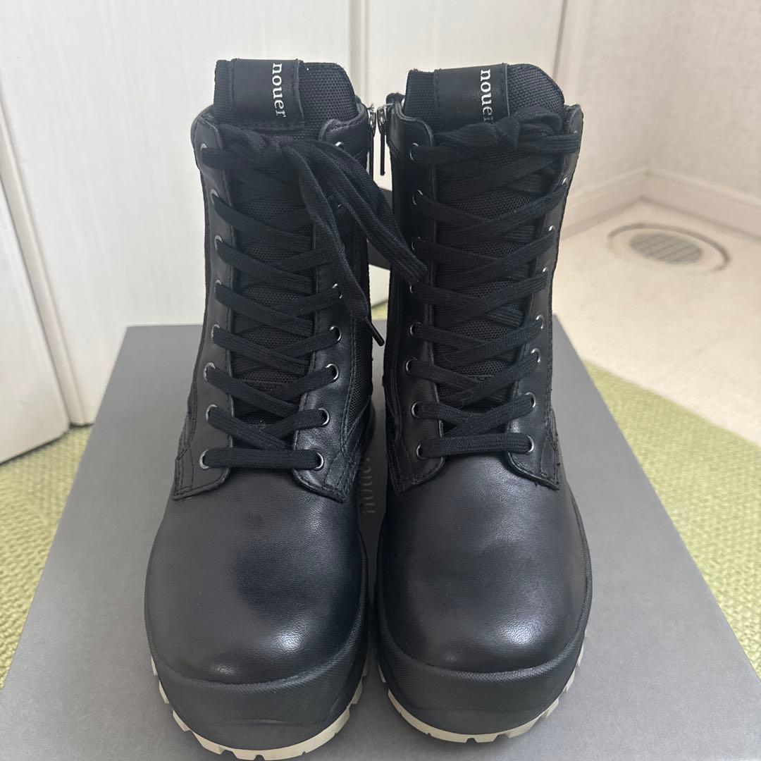 Vibramソール ブラックハイカットブーツ