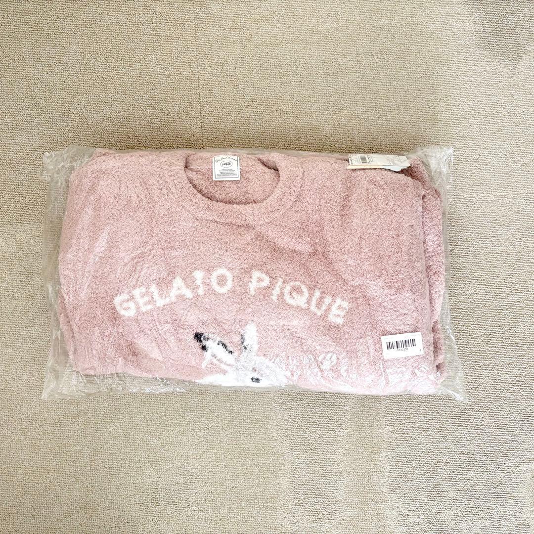 【ジェラートピケ】ラビットジャガードプルオーバー&ロングパンツセット
