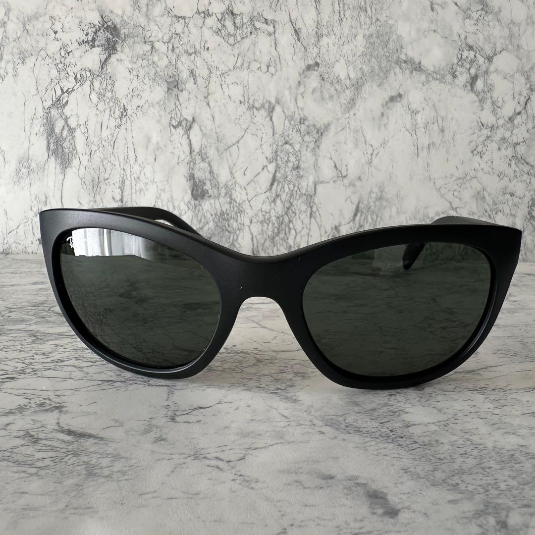美品 Ray-Ban RB4216 ハイストリート マッドブラック レイバン