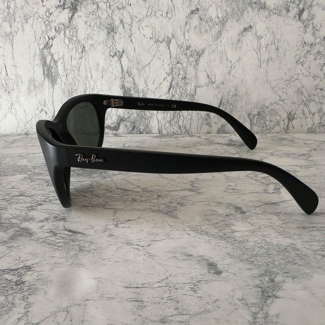 美品 Ray-Ban RB4216 ハイストリート マッドブラック レイバン