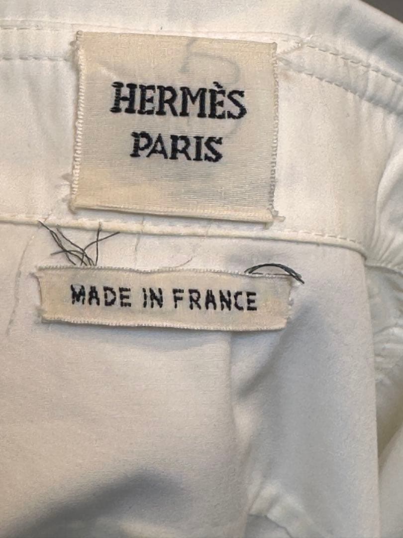 HERMES（エルメス）コットン素材　シャツワンピース