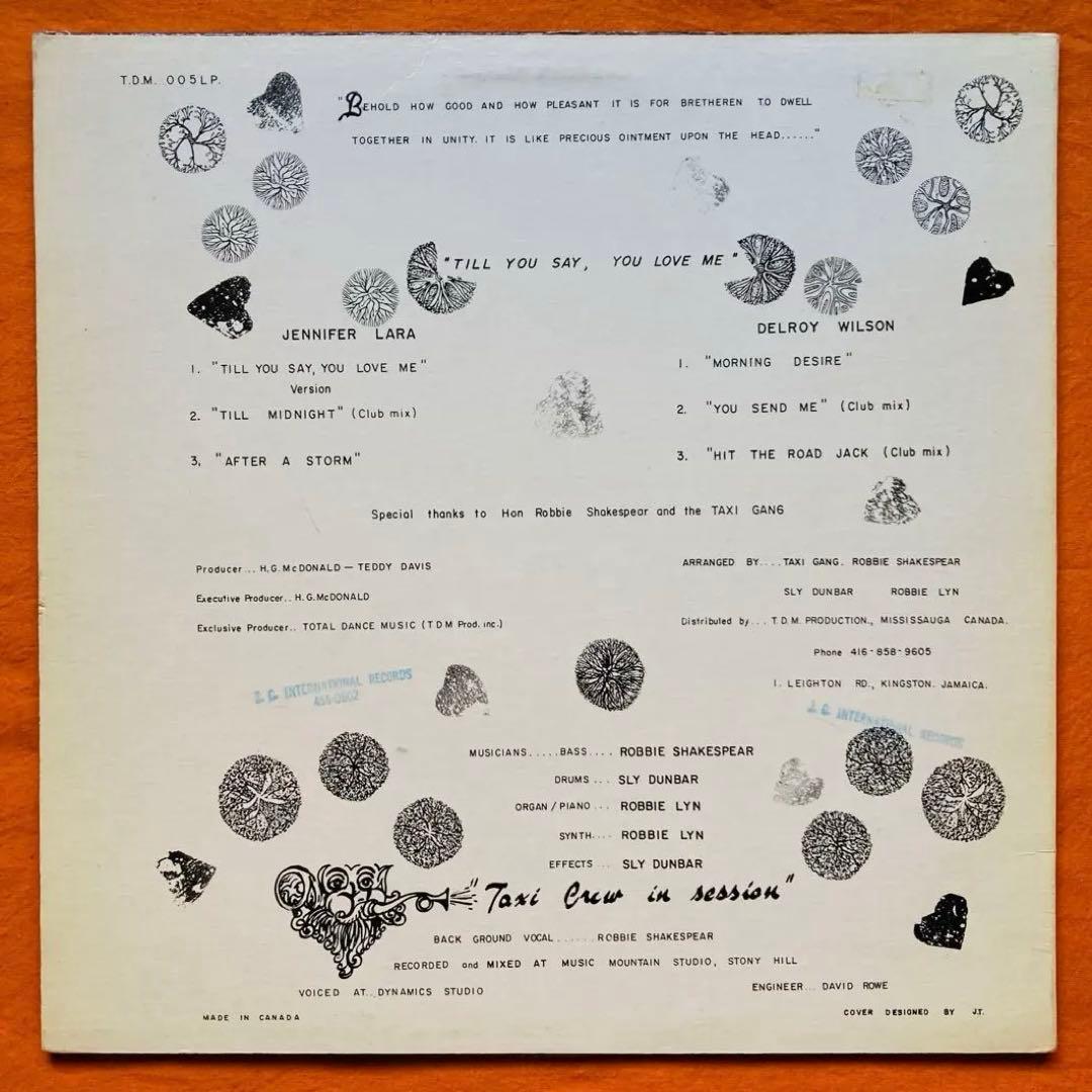 LP盤 JENNIFER LARA & DELROY WILSON / レゲエ