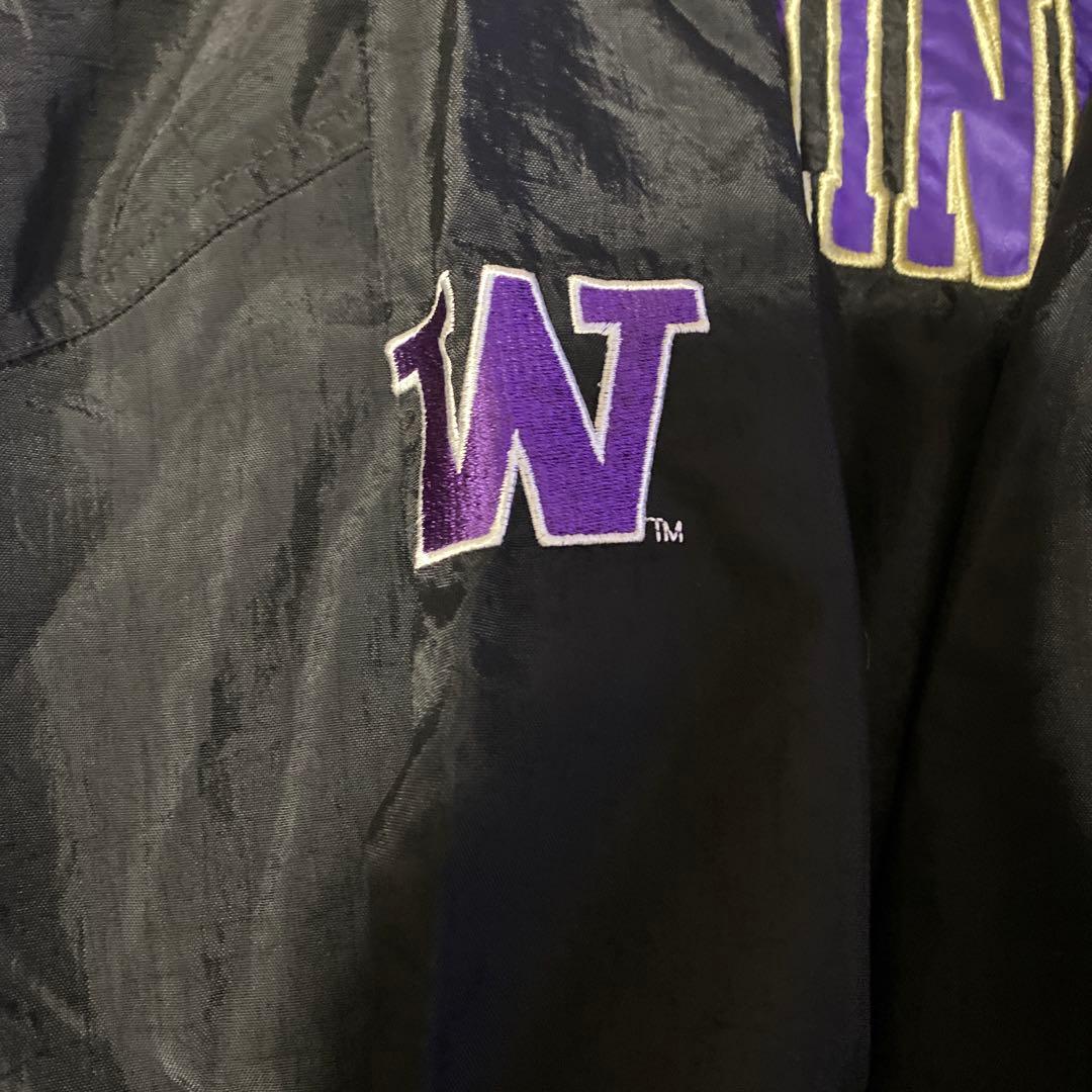 Champion Washington ナイロンジャケット黒紫