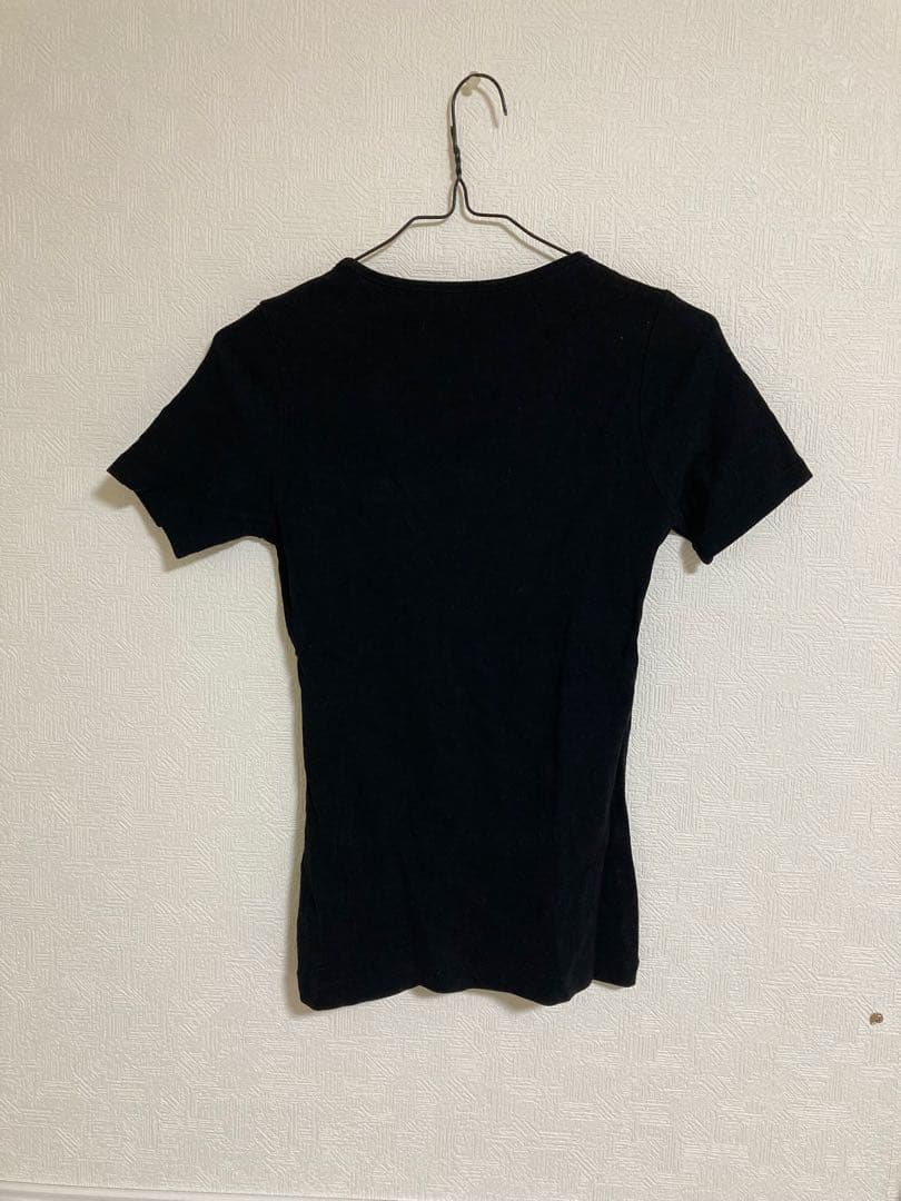 ヨウジヤマモト 黒 コットン 半袖カットソー YOHJI YAMAMOTO