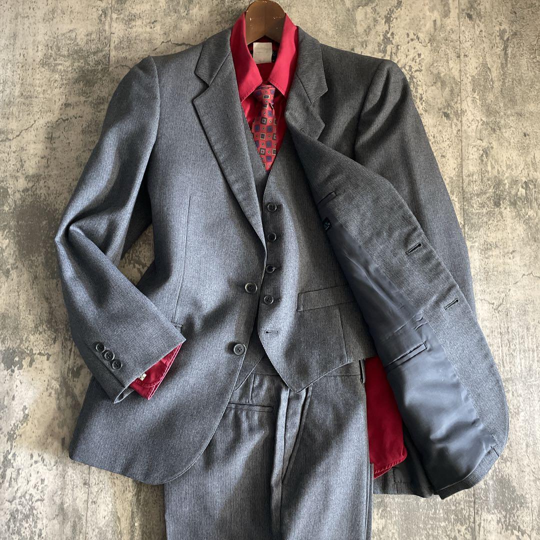 極美品 スリーピース × Yves saint Laurentネクタイ