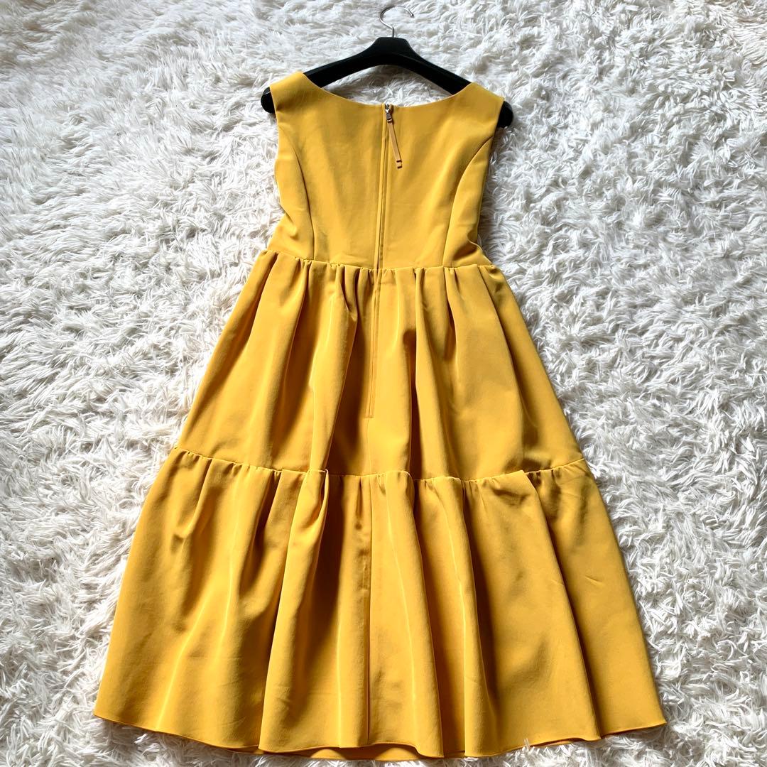 美品✨希少色 フォクシー モダンエンパイア ドレス ワンピース ティアード