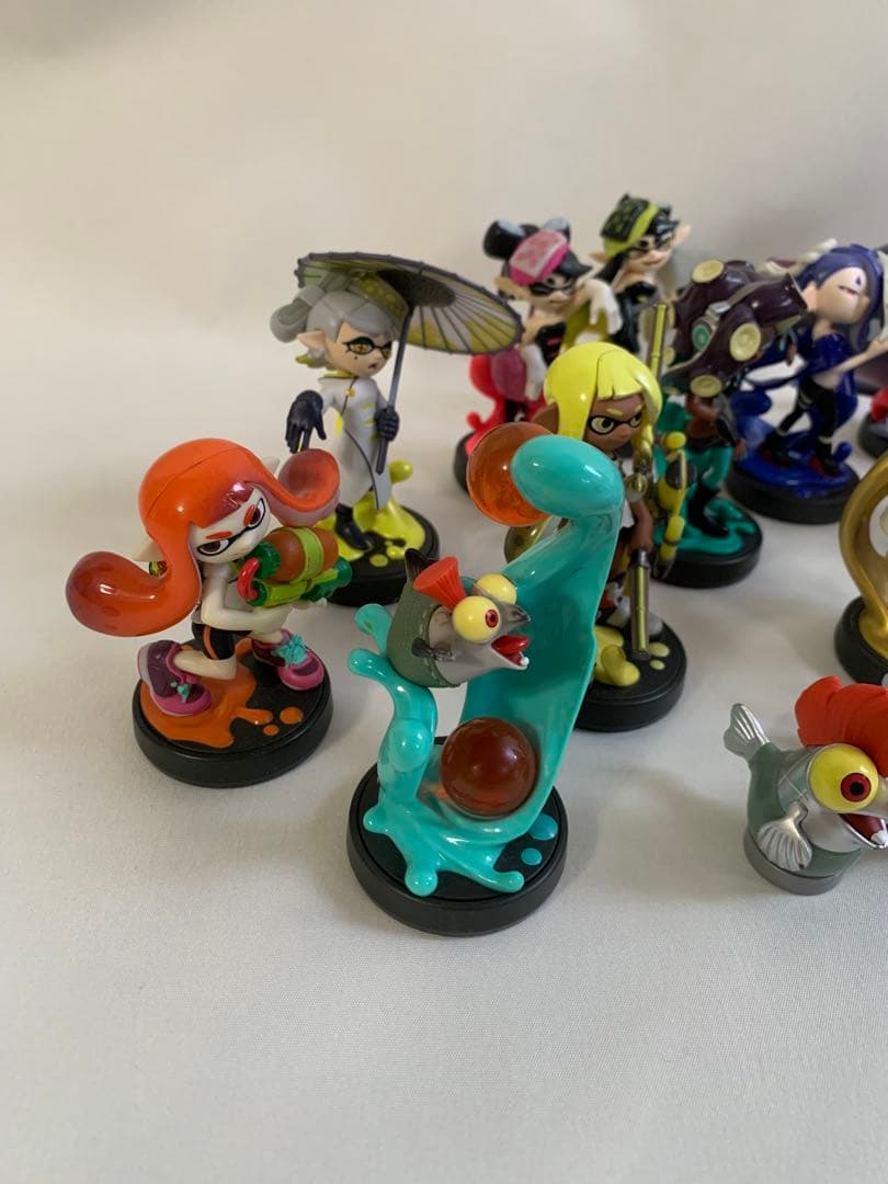 スプラトゥーン amiibo9体セット　コジャケ　コンプ7体セット被り2体付き