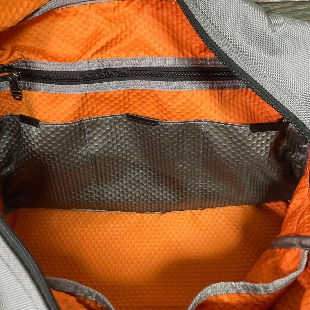 トゥミ　TUMI　ボストンバッグ　オレンジ　ネームタグ　ビジネス　2way