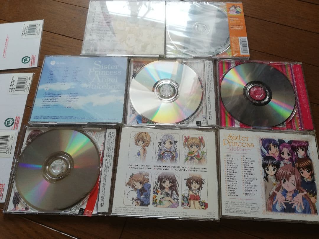 値下げ未使用シスター・プリンセス CD、ポストシールセット
