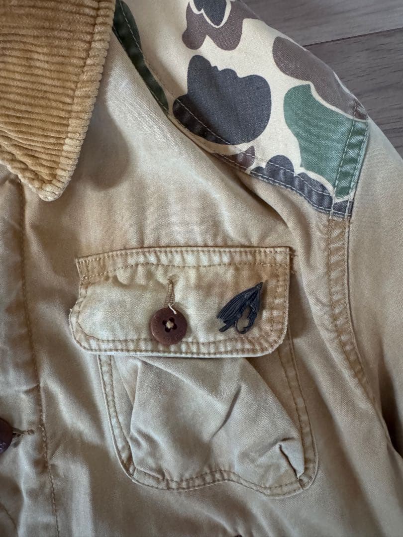 希少 POLO RALPH LAUREN ハンティングジャケット 迷彩 M