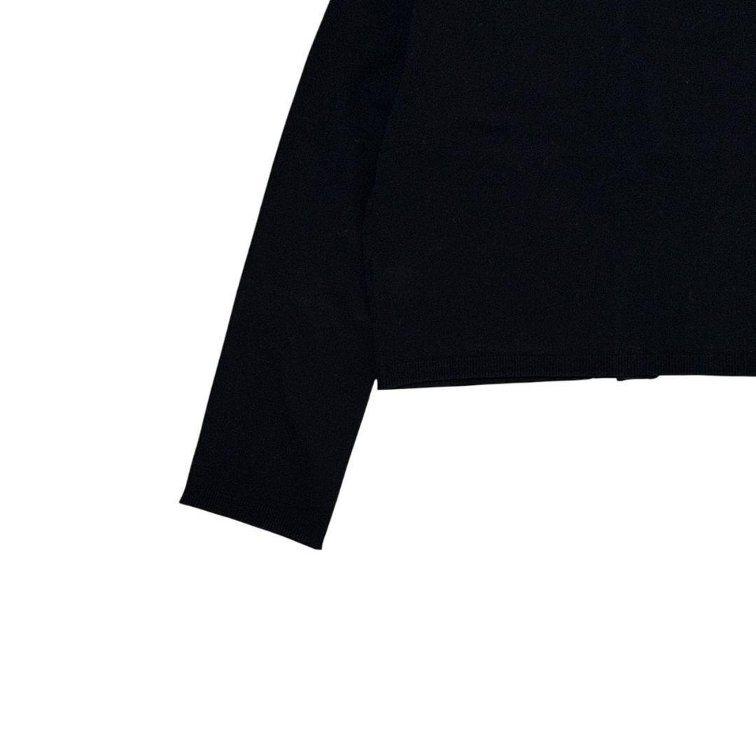極美品✨FOXEY NEW YORK カーディガン 黒 短丈 ショート丈 38