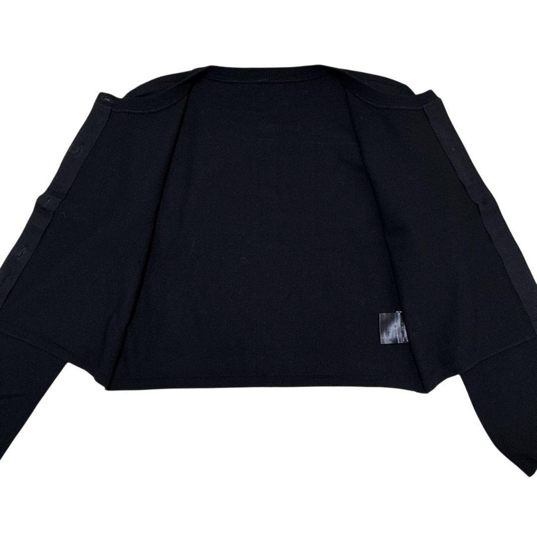 極美品✨FOXEY NEW YORK カーディガン 黒 短丈 ショート丈 38